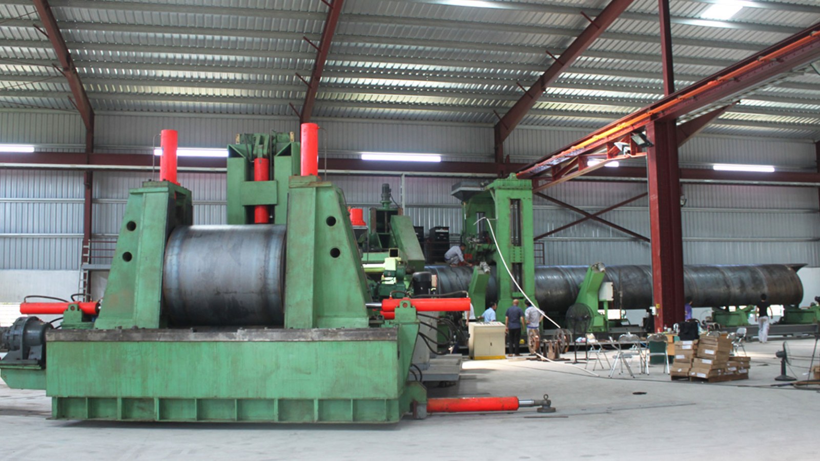 Dây chuyền máy hàn xoắn số 01
