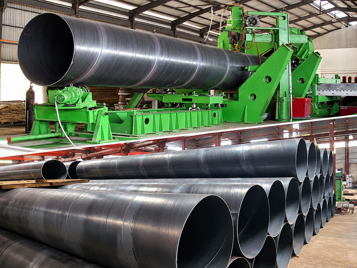 Gia công ống thép hàn xoắn theo yêu cầu